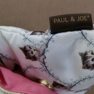 PAUL&JOE  ポールジョーポーチ　ネコ柄　未使用　ポールアンドジョー　値下げの画像