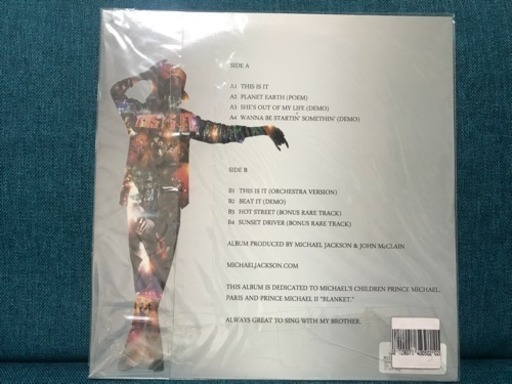マイケルジャクソン  希少 新品 LP