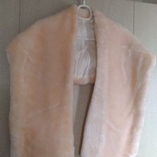 ピンク　ショール