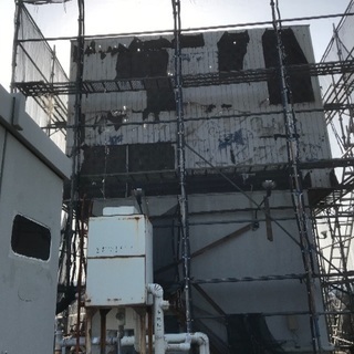 看板撤去、解体、トタン掃除