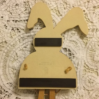 トールペイント  うさぎのマグネット付クリップの画像