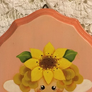 トールペイント壁飾り 妖精の画像