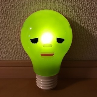 ガチャピンの電球型ライトの画像