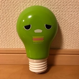 ガチャピンの電球型ライト