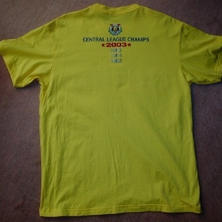 レア物？新品 2003 阪神タイガース セリーグ優勝Tシャツ Lサイズの画像