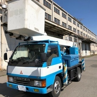 高所作業車三菱キャンター車検H31.10/12まで