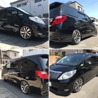 コミコミ価格！！20系アルファード 240X 20インチAW 車高調ローダウン HDDナビ フリップダウンモニター 豪華装備の画像