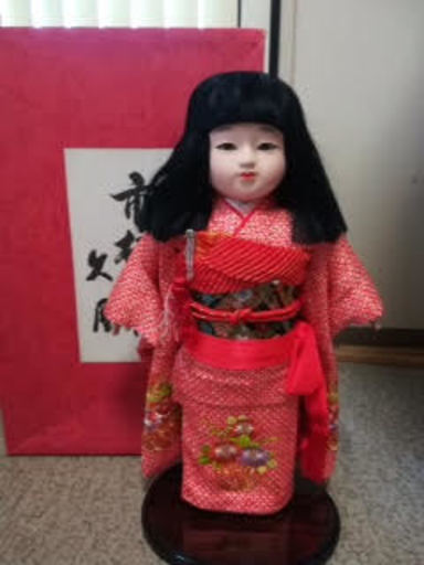 美品　久月　市松人形