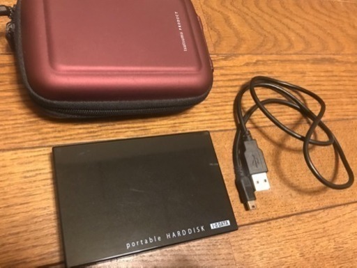 IO date 外付けHDD 500GB ハードケース付