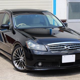 【自社ローン対応】日産 フーガ 3.5 350GT スポーツパッケージ 全塗装/本革/地デジ/エアロ/アルミ☆現車確認可の画像