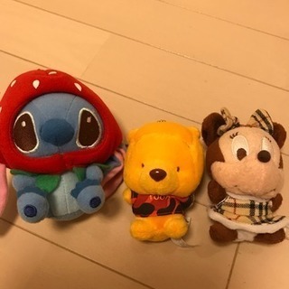 ディズニー ぬいぐるみ セット スティッチ プーさん ミニー