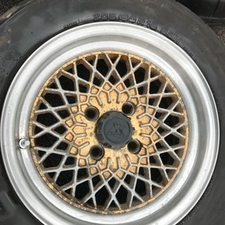 旧車 アルミ メッシュホイールの画像