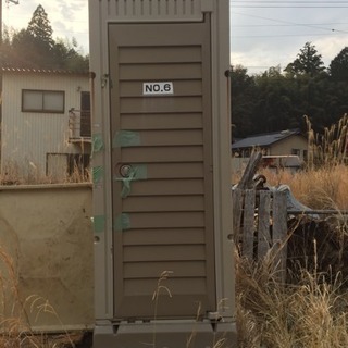 仮設トイレ 現場用 中古3台の画像