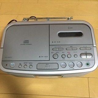 SONY CDラジオカセットコーダー ジャンクの画像