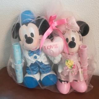 ミッキー＆ミニーのぬいぐるみ