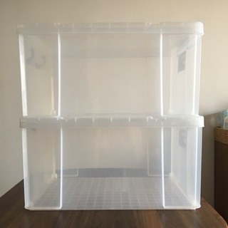 収納用品  キャリーボックス  ２個セットの画像