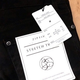 ZOZO購入♡ZIP FIVE ストレッチスキニーパンツ Ｍ♡タグ付き新品の画像