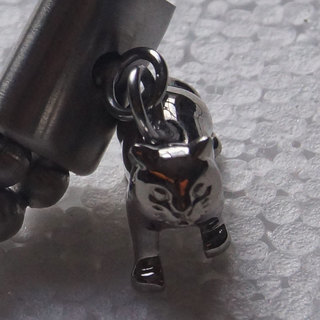 新品ケース付 猫　ストラップ　KITTYの画像