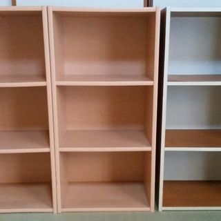 カラーボックス3個まとめての画像