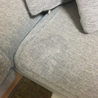 ソファー L字 三分割 ニトリ 使用感ありの画像