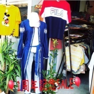 古着屋Suuu.1周年記念SALE開催中♬
