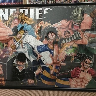 ワンピースパズル  フレーム付き 完成品 お値下げしました！