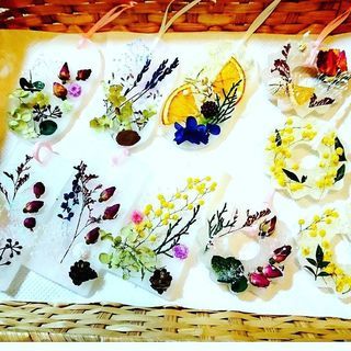 母の日にハーバリウム、アロマワックスサシェ作りませんか？   の画像