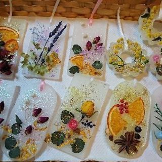 母の日にハーバリウム、アロマワックスサシェ作りませんか？   の画像