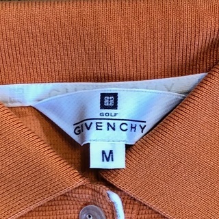 GIVENCY　綺麗なオレンジポロシャツの画像