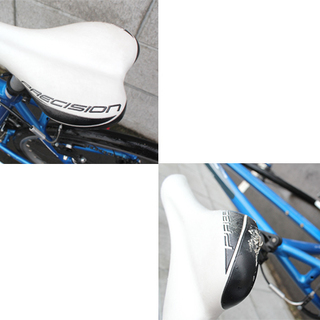 札幌 引き取り PRECISION SPORTS/プレシジョンスポーツ クロスバイク ブルー 3×8段変速 28インチ 自転車 サイクリングの画像