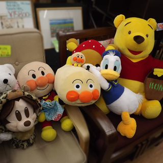  キャラクター☆ぬいぐるみ☆ドラえもん☆プーさん☆ミッキー【買取...