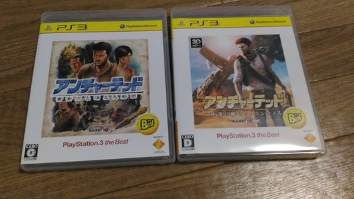 PS3ソフト　アンチャーテッド２本セット