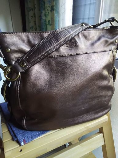 ♡ COACH コーチ レザーワンショルダバック ♡