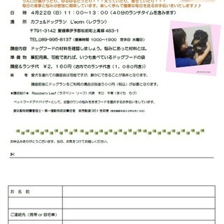 美味しく健康になるペットフードの選び方講習会の画像