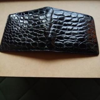 crocodile☆折り畳み財布☆小銭入れ付きの画像