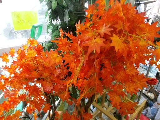札幌市 もみじ/紅葉の造花のオブジェ　インテリア　本郷通店