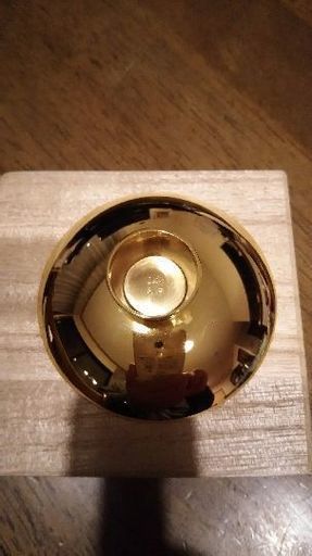 24Kメッキの川口市章刻印付金杯【値下げ】