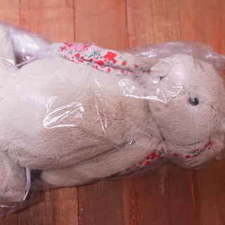 うさぎのぬいぐるみ(ベージュ) ☆キレイな毛並み ☆超美品 の画像
