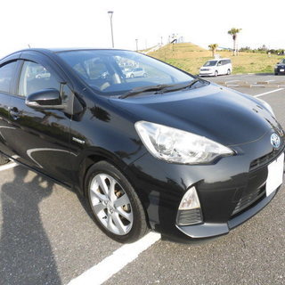 ★トヨタ　アクア　G　ブラック209、ツーリングPK、スマートエントリーPK、ナビレディーPK　車検H31年1月迄の画像