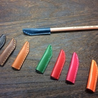 えんぴつ レザーキャップ 色々1個からの画像