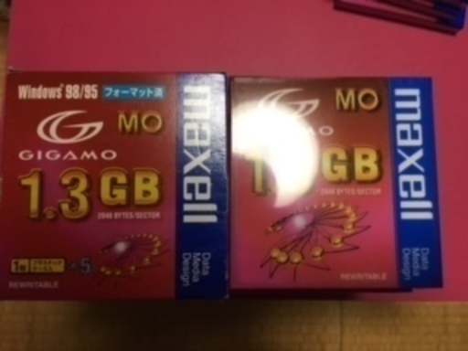 maxell　3.5インチ　1.3GB MOディスク　MA-1300.B1P　10枚(未開封)
