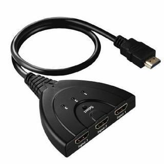 HDMI切替器 分配器 セレクター 3入力 to 1出力 (メス→オス) 3D/1080P対応の画像
