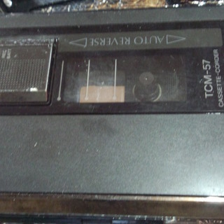 【ジャンク】希少　ポータブルカセットレコーダー　SONY TCM-57