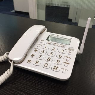 【引取限定】パナソニック デジタル電話機 子機なし VE-GD23-Wの画像