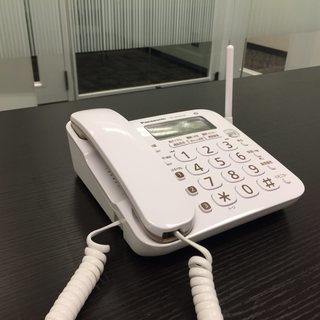 【引取限定】パナソニック デジタル電話機 子機なし VE-GD23-Wの画像