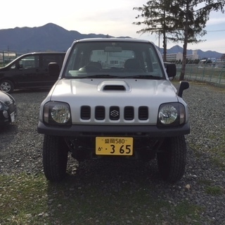 ジムニーJB23W　リフトアップ　純正アルミスタットレス付