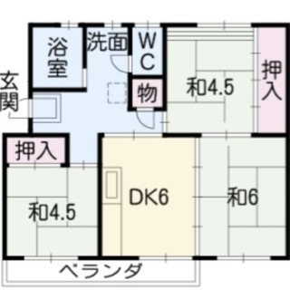DIY可能♪名古屋市緑区の駅近3DK格安物件
