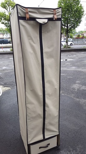 ［カバー付き衣装ラック］⁑リサイクルショップヘルプ