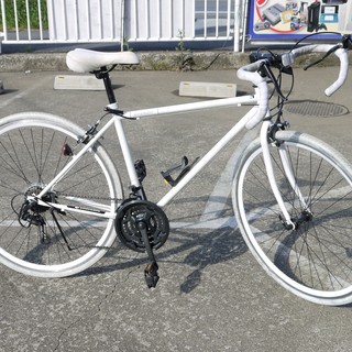 Grandir ロードタイプ 自転車 700C ホワイト 中古車  ロードバイク クロスバイク