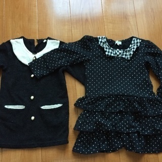 200円値下げ！100センチ女の子オシャレなワンピース